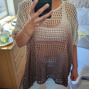 Cream and Brown Tunic